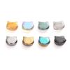 10Pcs Special Shiny Colors Crystal Glass Cute Cat Head Shape Charm Beads for Necklace Bracelet Earring DIY Jewelry Making