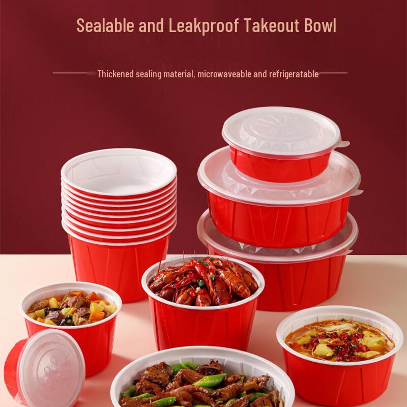 Thickened Corrugated Picnic Bowls and Basins