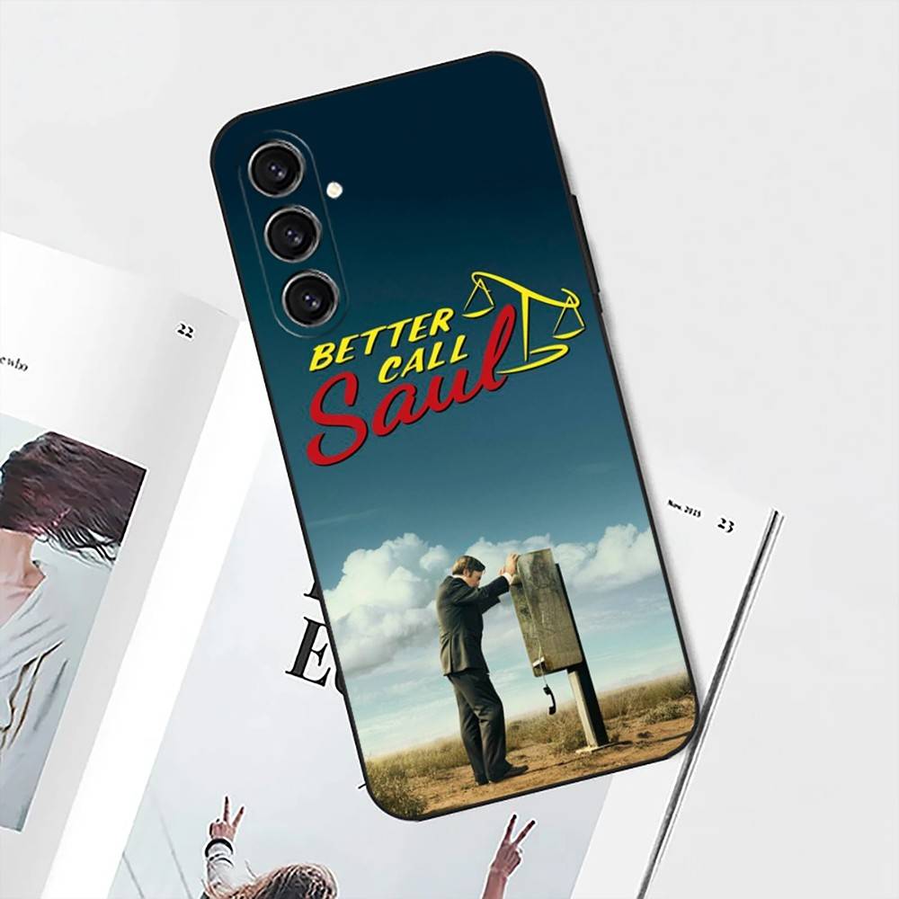 

S-Series Better Call Saul Phone Case For Samsung S25,S24,S21,S22,S23,S30,Ultra,S20,Plus,Fe,Lite,Note,10 Black Soft Shell Samsung S24