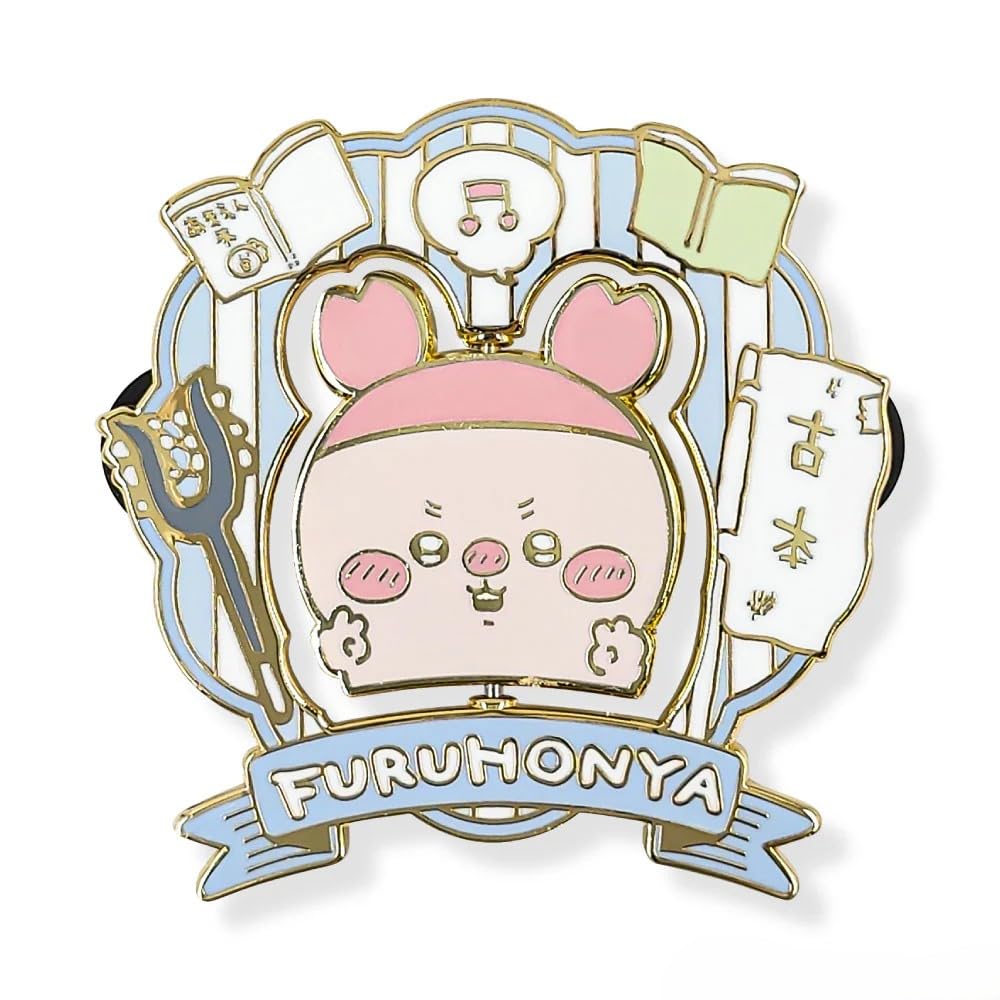 

Chiikawa Large Gimmick Pin Badge (Secondhand Bookstore)