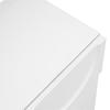 Geometric Designer Dining Room Sideboard with Irregular Curves, Multiple Storage, and Stylish White – Perfect for Minimalism & Modern Decor