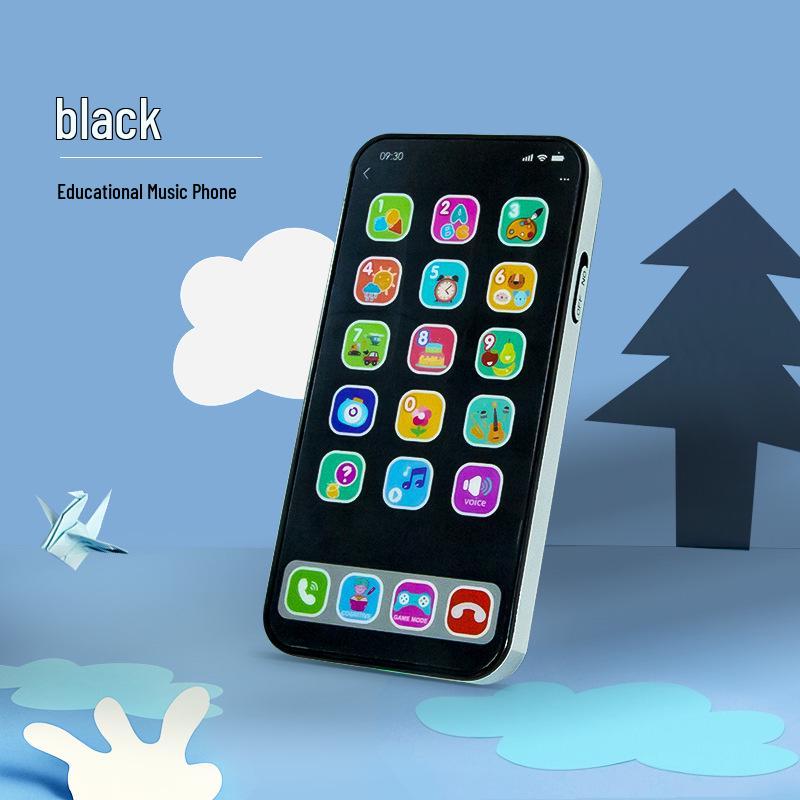 Детский интерактивный игрушечный телефон-яблоко: Модель для раннего развития и музыки для детей от 0 до 3 лет