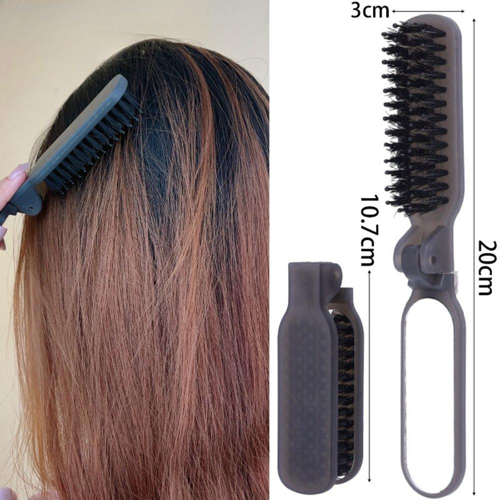 Anti Static Massage Hair Comb Boar Bristle Integrated Styling Combs Travel Hairdressing Supplies