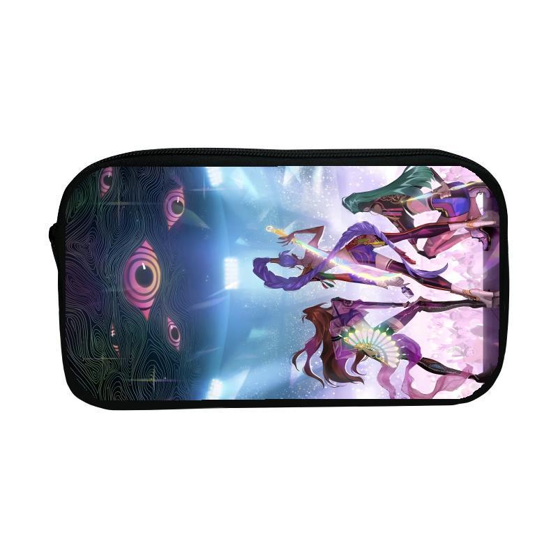 K-Pop Demon Hunter Girl Group Large Capacity Customizable Student Pencil Case Storage Bag