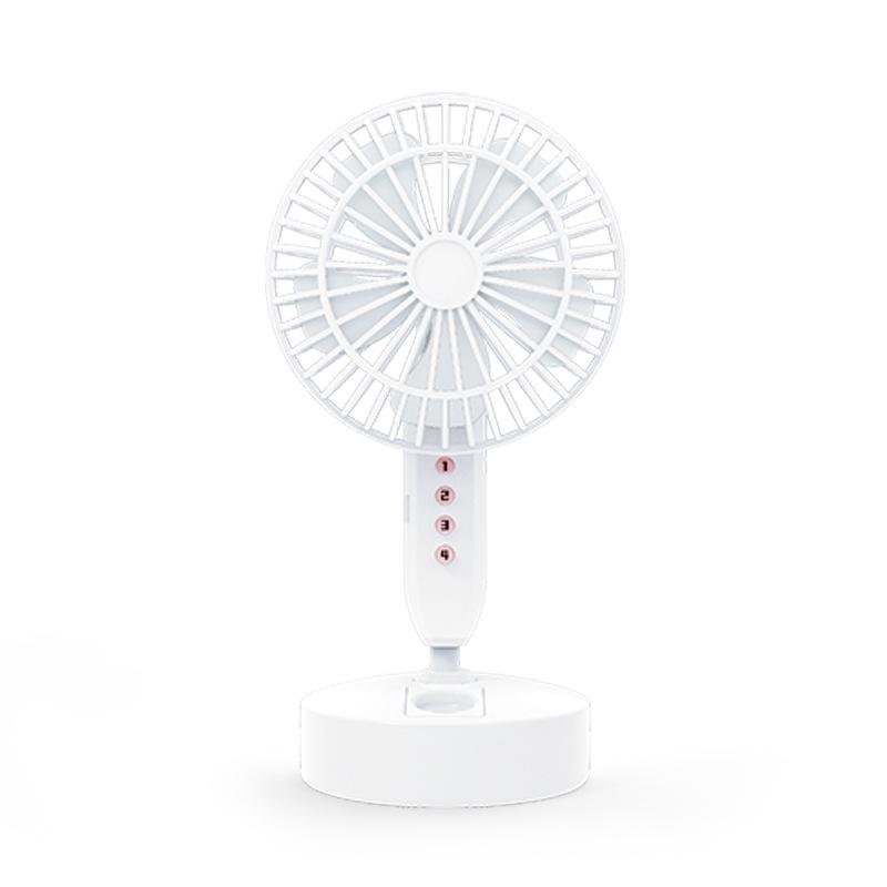 

Portable Rechargeable USB Mini Electric Fan for Strong Summer Breeze белый
