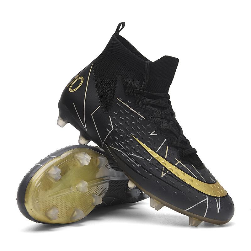 Amazon football shoes new youth adult outdoor training sports football shoes size 35-46
