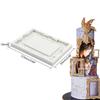 Sugarcraft Mould Silicone Vintage Embossed Frame  Shape Bakeware Tools Gift