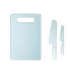 Available Kindergarten Plastic Kitchen & Fruit Knife Set for Kids - Includes Baby Fork & Vegetable Cutting Tools.