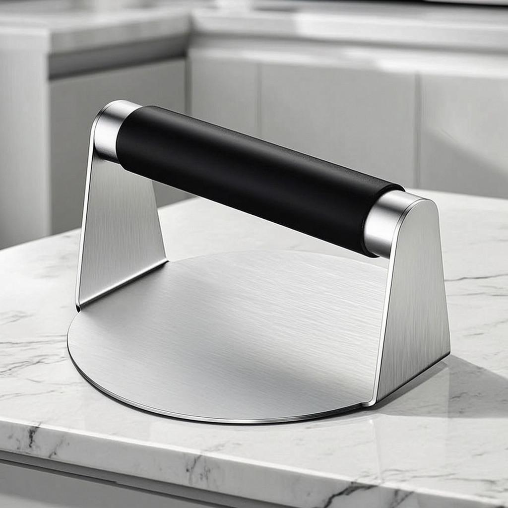 Kitchen Tool Set Stainless Steel Silicone Meat Press With Multifunction Hamburger Maker For Home Cooking