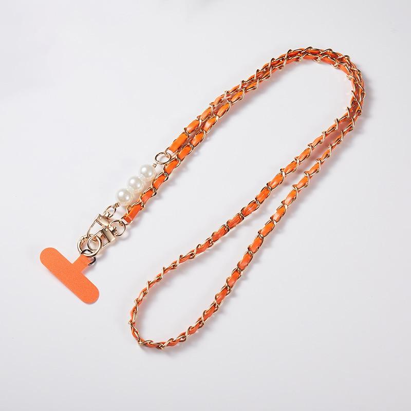 Crossbody Mobile Phone Rope Metal Mobile Phone Hanging Chain Small Fragrant Style Crossbody Mobile Phone Hanging Chain