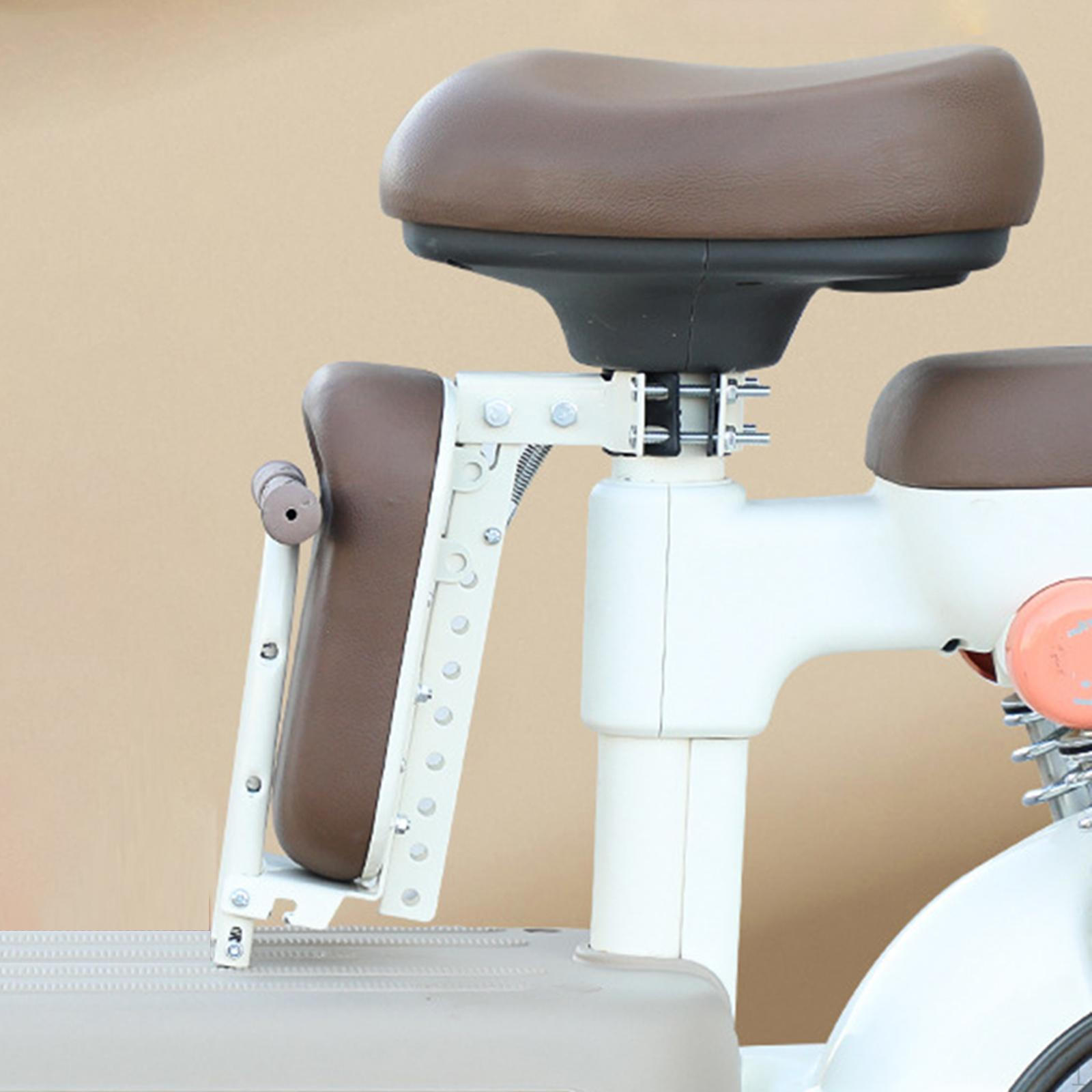 

Kids Bicycle Front Seat Easy Installation Child Bike for Mountain Bikes Black коричневий