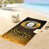 Pittsburgh Steelers Print Beach Towel, Large Soft Quick Dry Towel for Beach Camping Swimming