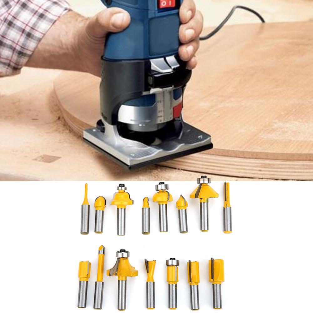 15PcsCelsiusSet Cemented Carbide Router Bit Woodworking Milling Cutter Kit with Storage Box