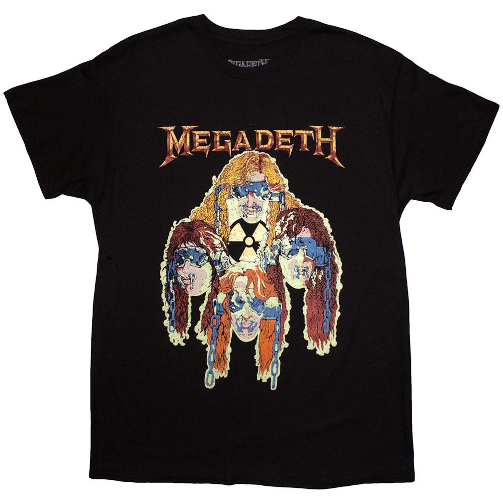 Megadeth Unisex T-Shirt: Nuclear Glowheads (Large) M