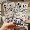 Carcasa de telefon: Plat 2D, se potrivește pentru iPhone 18 17 16 15 14 13 Pro, pui de panda, cadou perfect de Crăciun și Halloween