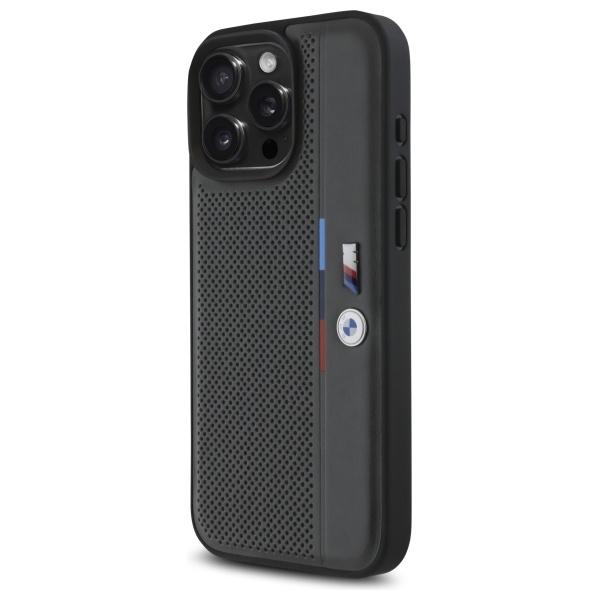 BMW Bmhcp16L23Pupva Iphone 16 Pro6.3 Anthracite/Anthracite Hardcase M Perforated Tricolor Detail Line