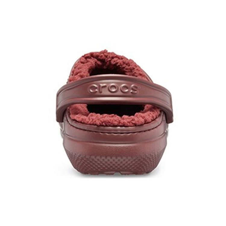 Crocs Classic Clog Eva Classic Warm Cotton Perforated Clogs Unisex clogs Burgundy 203591-60U