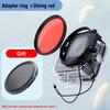16X Macro HD Filter for GoPro 11 10 9 8 Black Waterproof Case Diving Red Purple Filter + Lens Cap + 58mm Adapter Ring