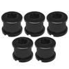 5Pcs Chainring Bolts Lightweight RustProof Easily Install Disc Screw Chainwheel for Mountain Bike Road Bicycle(Black )