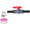 Valvole a Sfera in Plastica Filettatura Interna 40mm Raccordo Tubo 32mm Acquari Sistema Laghetti
