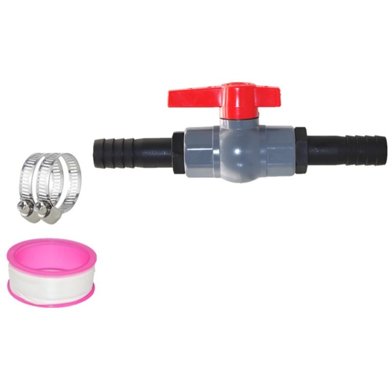 Valvole a Sfera in Plastica Filettatura Interna 40mm Raccordo Tubo 32mm Acquari Sistema Laghetti