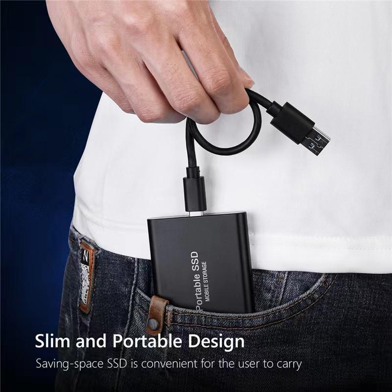 High-Speed Portable SSD: 16TB/8TB/4TB/2TB with Type-C Connectivity