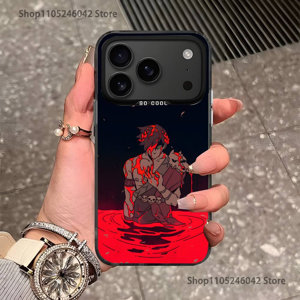 Game H-Hades 2 Melinoe For Black Candy Matte Cover iPhone 17,16,15,14,13,12,11,Pro,MAX,Plus