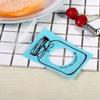 100pcs/Pack Lovely Plastic Candy Biscuit Cookies Gift Packaging Bag Party Supplies (Blue)