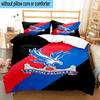 3pcs Crystal Fc Crest Printed Bedding Set Duvet Cover Closure Includes 1 Duvet Cover & 2 Pillowcases Bedding Sets Home Decor Gifts