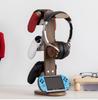 Sakuraya Controller Stylish Controller Storage Wooden Headphone Headset Gaming Desk Holds 3 Controllers Simultaneously Holder, Rack, Stand, Stand,