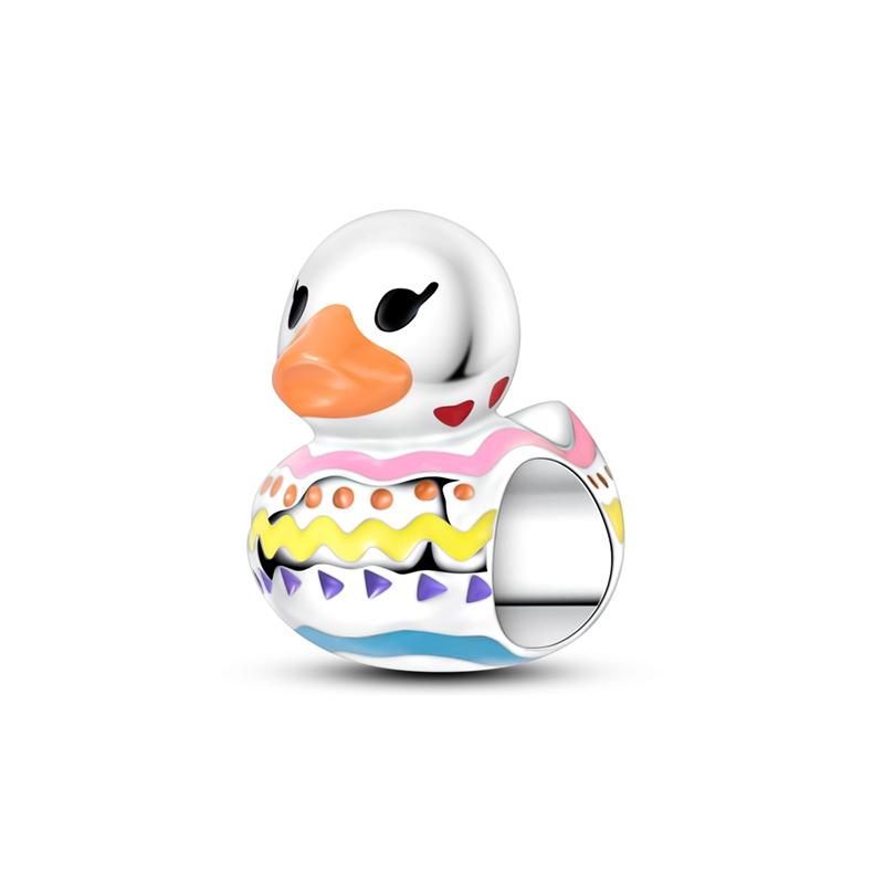 925 Silver Charms Cat Bear Elephant Panda Penguin Dog Beaded Bracelet DIY Jewelry Gift for Women