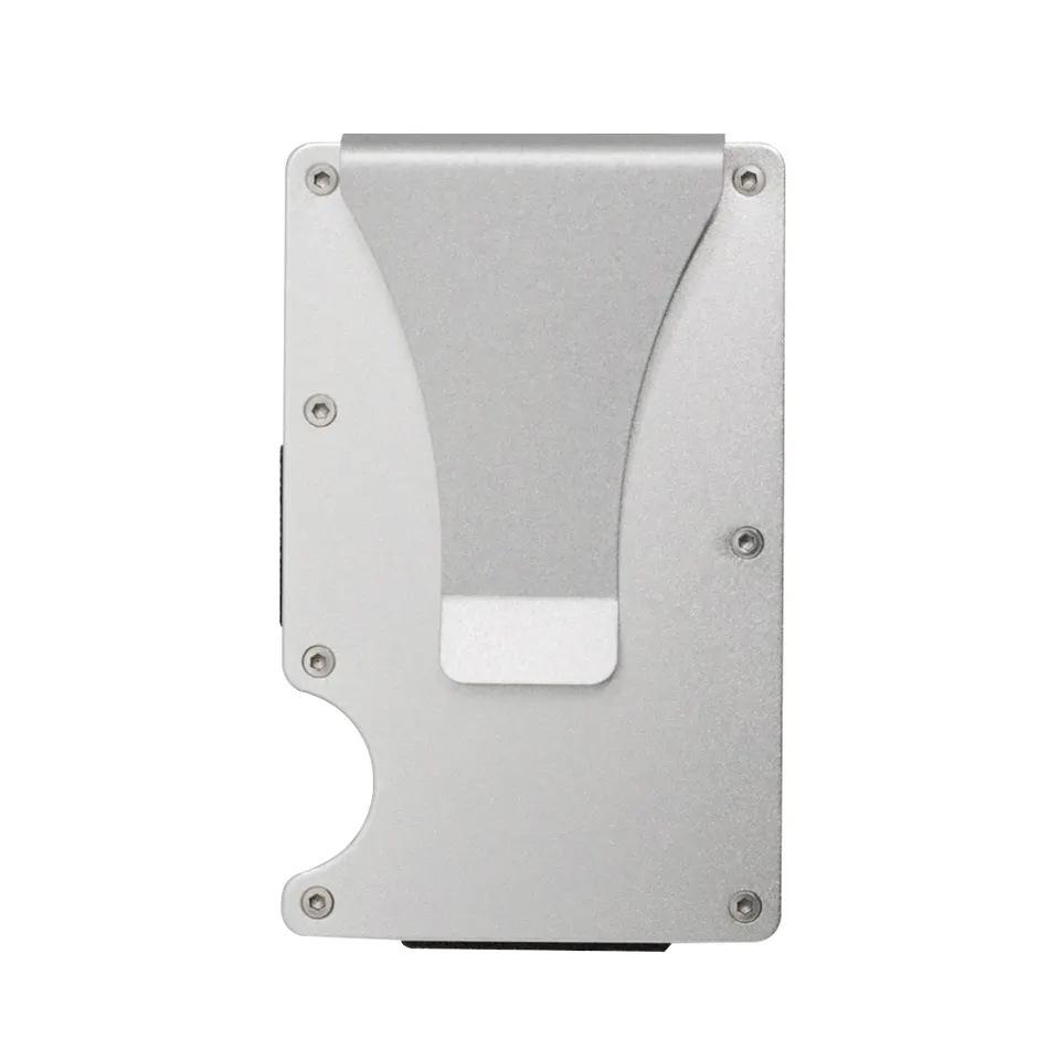 Grenzüberschreitendes RFID Aluminiumlegierung Diebstahlschutz Ultradünnes Herren Metallkartenetui