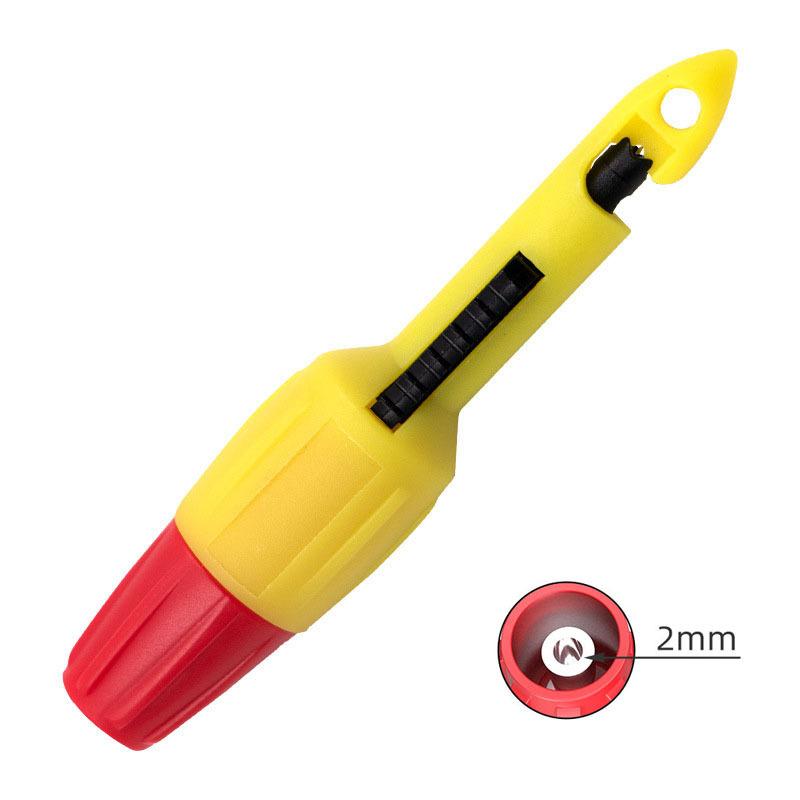 1/2Pcs Automotive Line Inspection Probe Insulation Wire Piercing Puncture Probe Test Hook Clip with 2mm/4mm Socket Repair Tool