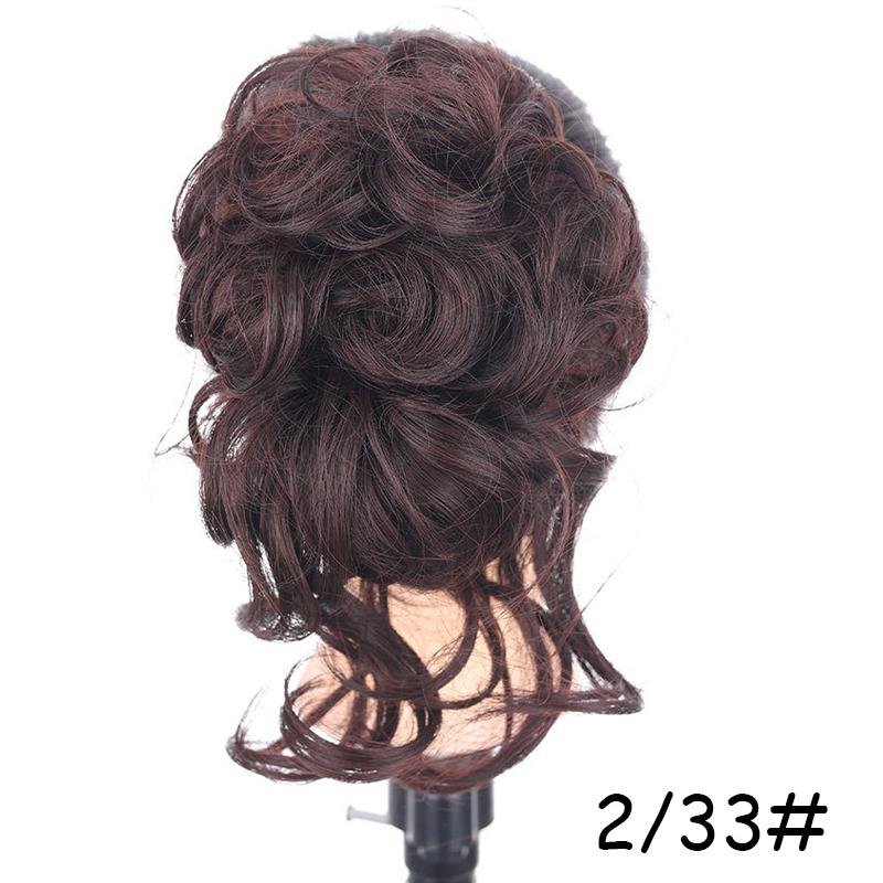 

Защипните и сверните пучок, естественно небрежный женский парик из синтетического волокна, небрежные пушистые длинные волосы, прическа пучок, подходящая для всех