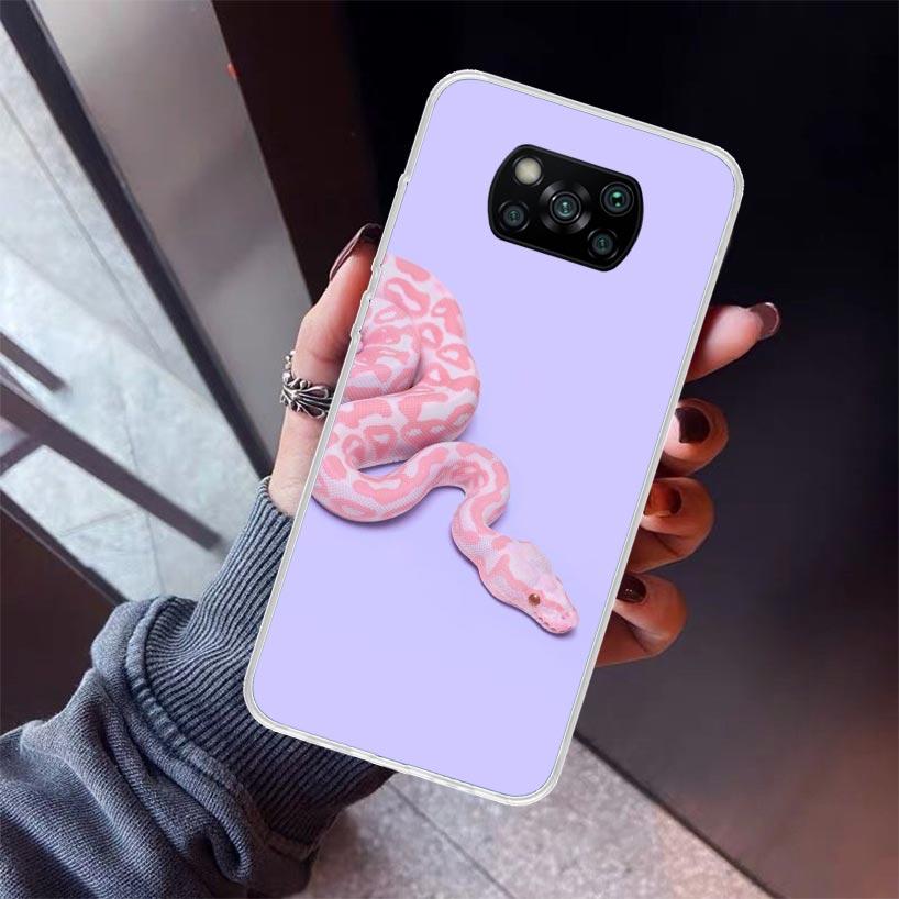 

Animal Leather Snake Scales Phone Case For Xiaomi Poco X5 X6 X7 Pro F7 Ultra M7 Redmi 15C 15 13C 13 12C 12 10 10C 10A 9 9C 9T 9A Redmi 12