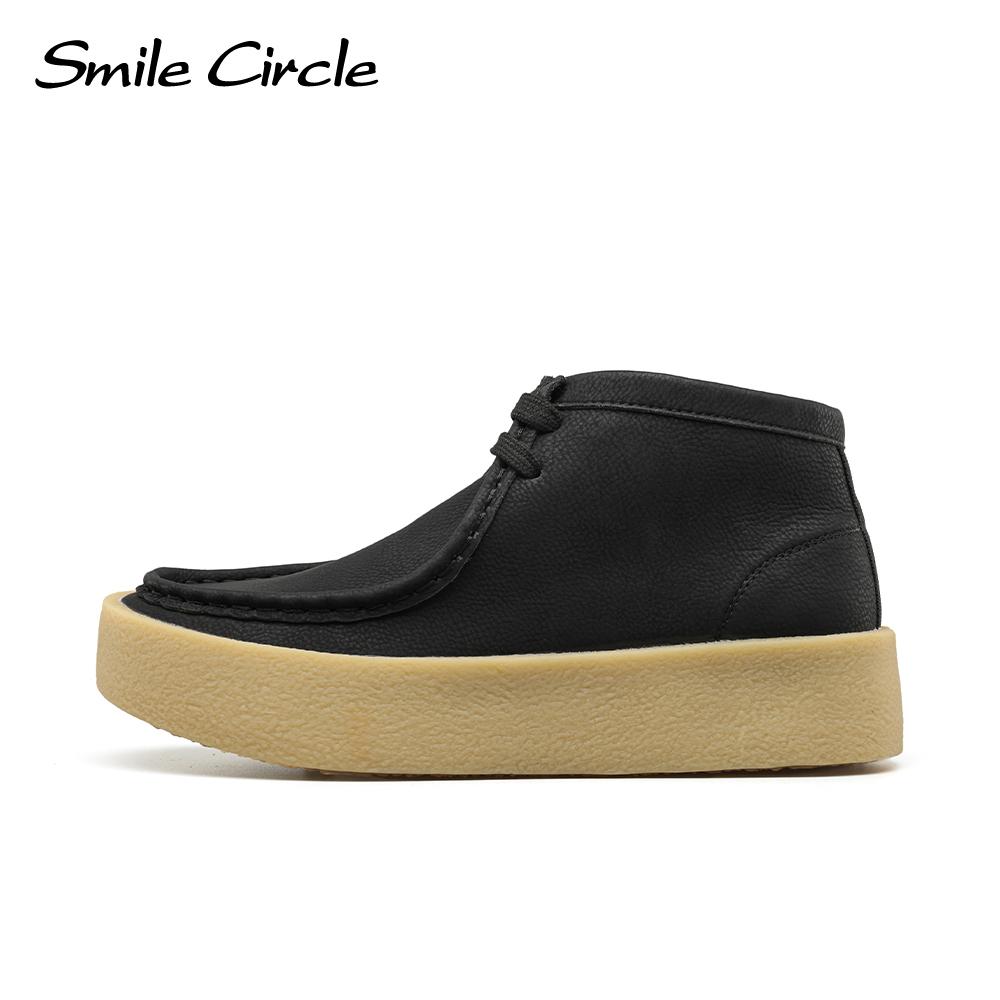 

Женские туфли на плоской подошве на массивном каблуке, толстые туфли на шнуровке с круглым носком, модная удобная женская повседневная обувь 38 чёрный