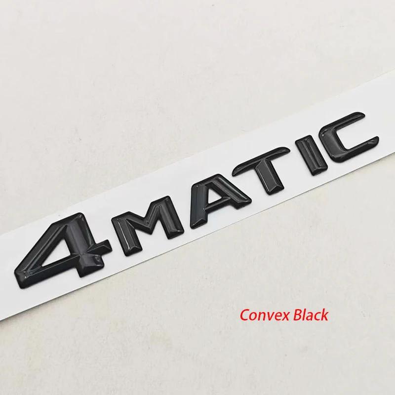 3D ABS Car Letters 4MATIC 4 MATIC Badge Sticker Rear Trunk Badge Emblem For Mercedes Benz C E G S GLC GLS Class AMG Accessories RV1