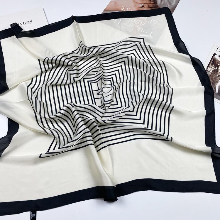 Small Silk Scarf Women'S Season Small Square Scarf Summer Scarf Versatile Fashion Decoration Professional Small Scarf Tide