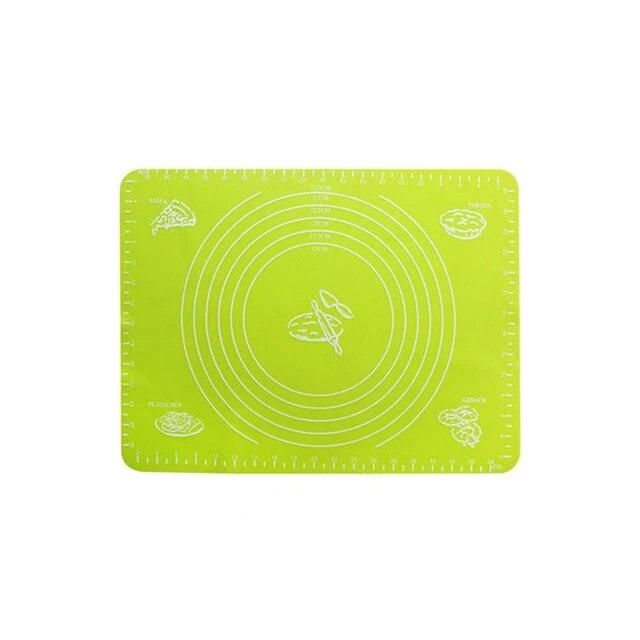 

50*40 см силиконовый коврик для выпечки, коврик для выпечки, коврик для раскатки теста, макароны, тесто для пиццы, антипригарное устройство, кухонный держатель, кондитерские изделия 50x40cm зелёный