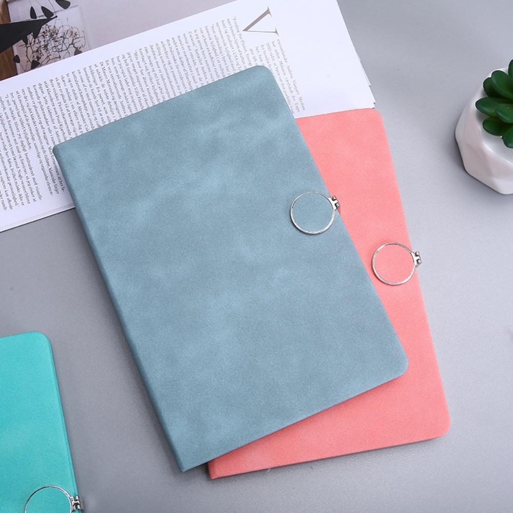 With Round Magnetic Buckle Personal Planner Vintage Diary Note Book Portable Notebook  Office