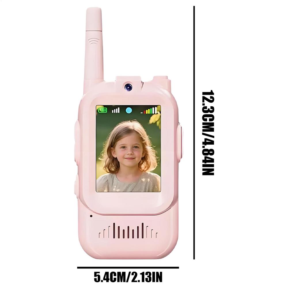 Rechargeable Walkie Talkies for Kids Portable Intercom Outdoor Toy Wireless Children Intercom for Boys Girls Children Outside