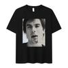 Damon Salvatore IanSomerhalder TV Drama Pattern Tshirt for Women Retro Gothic Fashion Oversized Tshirt for Womens Street Wear