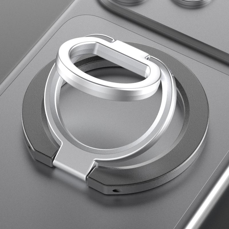 New Double-sided Magnetic Phone Holder for Magsafe 360 Degree Rotation Folding Phone Magnet Stand for iPhone 17 16 Samsung