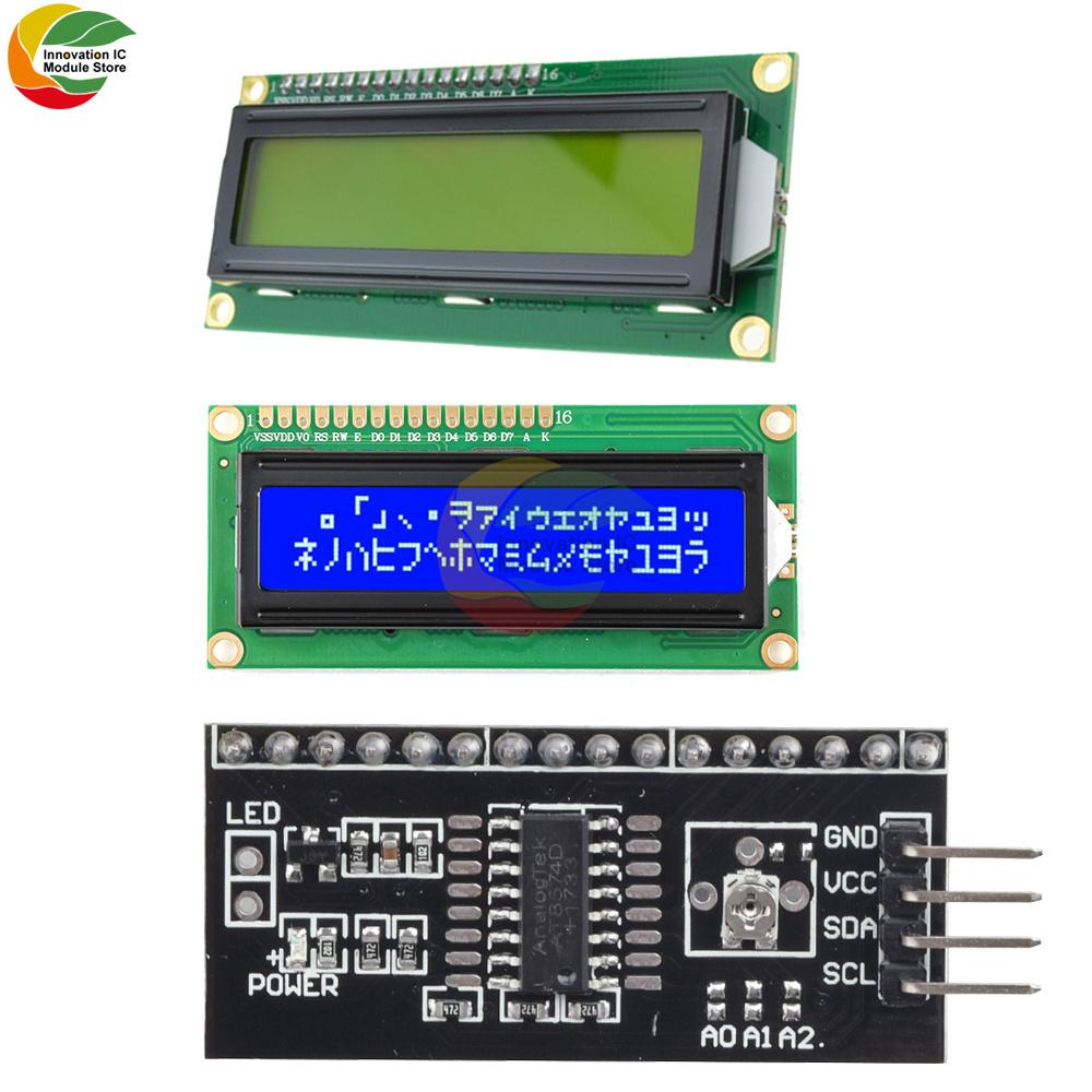 LCD1602 LCD Screen Adapter Board Narrow Body Chip Patch Potentiometer Module IIC Interface 2004PCF8574 Adapter Board I2C