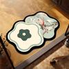 Special-shaped Flower Bathroom Floor Mat Washroom Door Wash Under Non-slip Absorbent Wear-resistant Foot Mat Door Mat