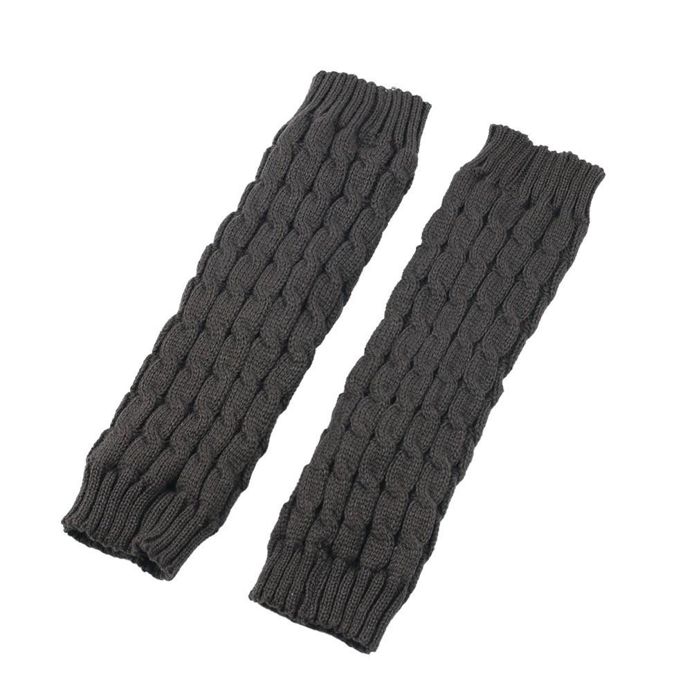 Foot Cover Winter Leg Warmers Knee High Knitted Leg Coverings Socks Fleece Leg Warmers  Women