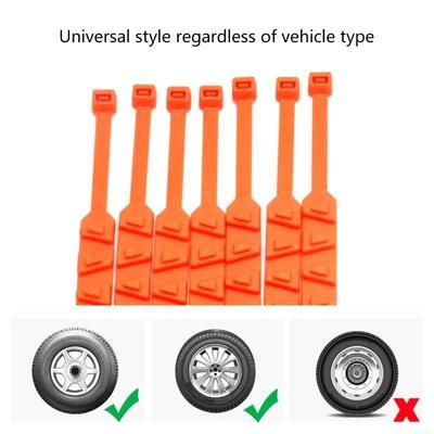 28GC 10pcs Emergency Tire Wheel Cable Snow Chains for Motorcycles Scooter Winter Snow Tire Chains Electric Bike Wheel Chains