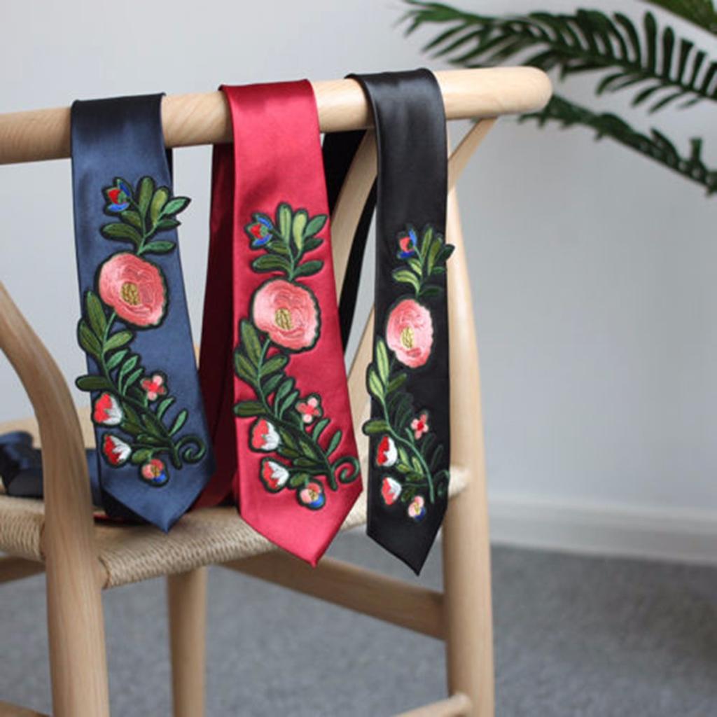 2pcs New Red Green Flower Patch Embroidered Patches Sew on Applique Lace Sewing