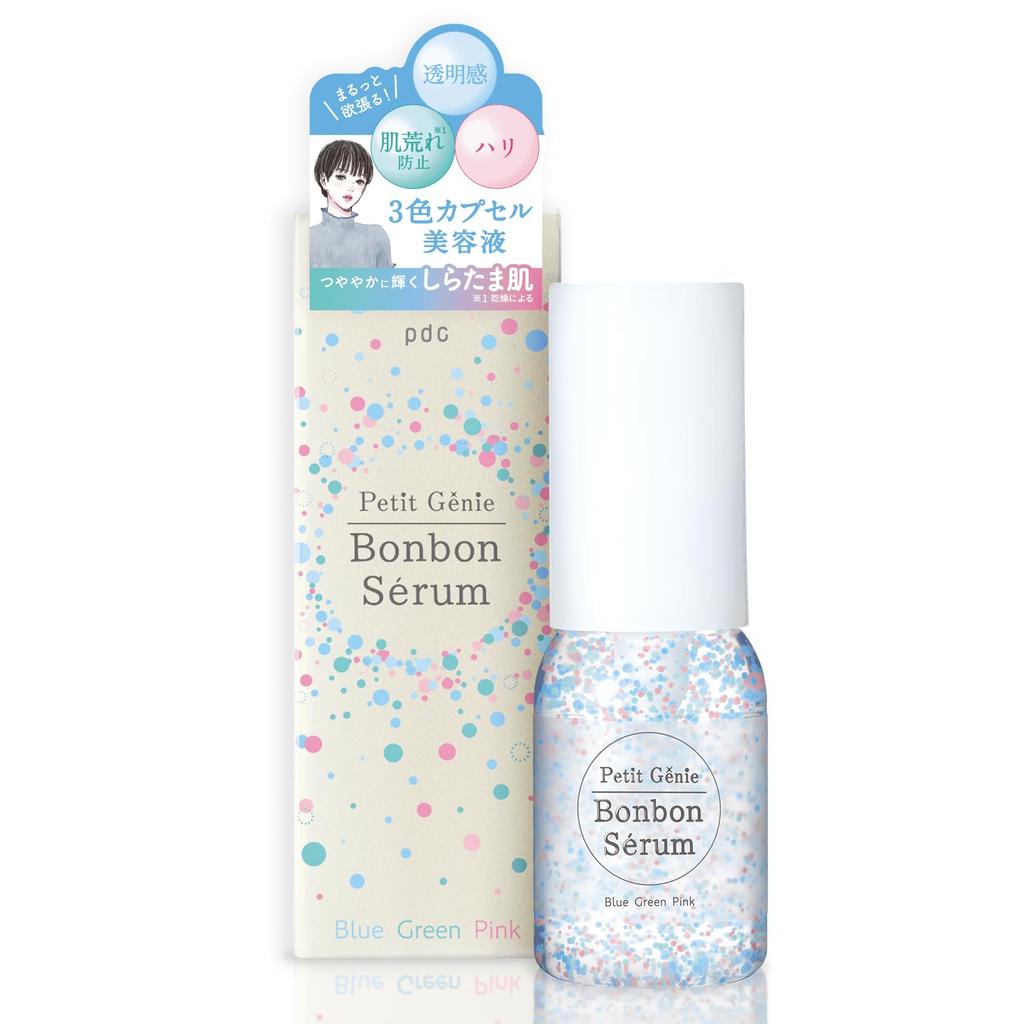 Petit Genie Bonbon Serum BGP Capsule Serum 30mL Clear Hyaluronic Retinol Moisturizing CICA Centella and Luster [For Radiant, Skin] Fullerene, Acid,
