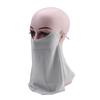Women's outdoor sports trackless sunscreen facial mask imitation ice silk UV protection summer breathable thin